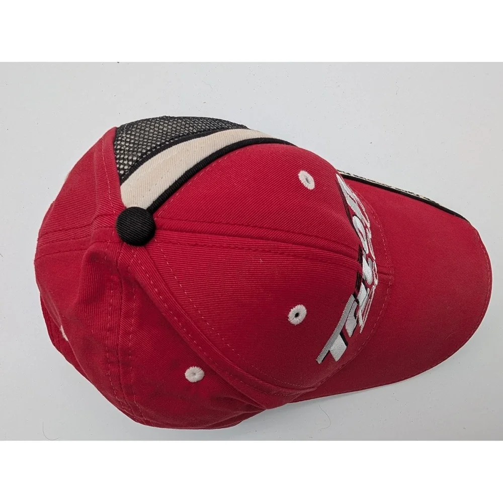 Triton Boats Fishing Hat Red Trucker Cap Mesh Back Adj We Take America Fishing
